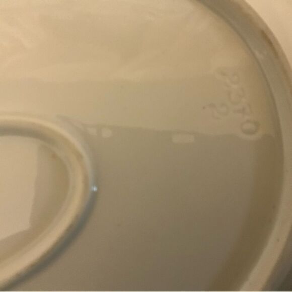 VINTAGE TOSCPORT CZECHOSLOVAKIA FINE CHINA PLATTER. SPRING VALLEY Stamped.k3 - Picture 5 of 6